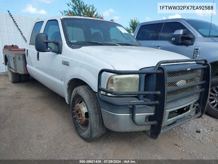 2007 Ford F-350 Lariat/Xl/Xlt VIN: 1FTWW32PX7EA92588 Lot: 39921438