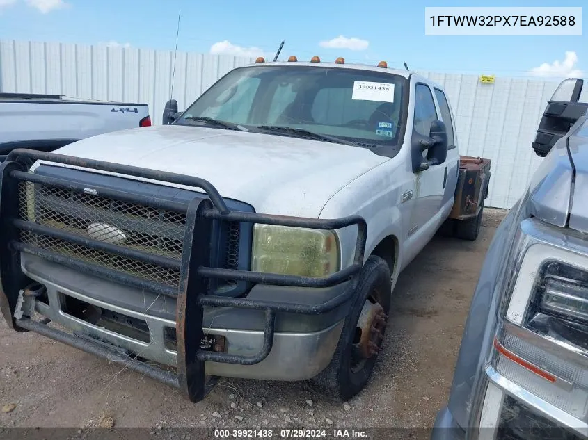 2007 Ford F-350 Lariat/Xl/Xlt VIN: 1FTWW32PX7EA92588 Lot: 39921438