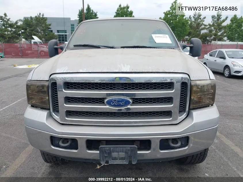 1FTWW31P17EA68486 2007 Ford F-350