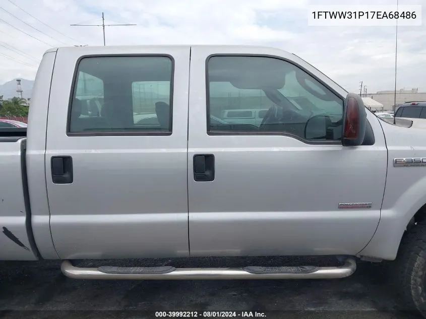 1FTWW31P17EA68486 2007 Ford F-350