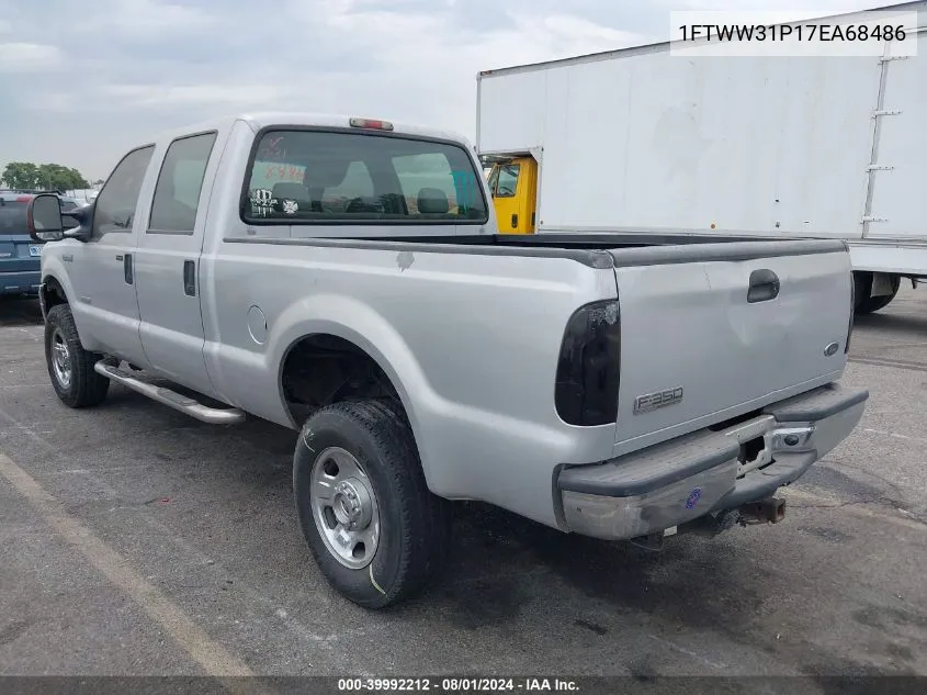 1FTWW31P17EA68486 2007 Ford F-350