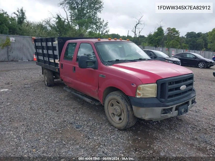 1FDWW345X7EA82912 2007 Ford F-350 Chassis Lariat/Xl/Xlt