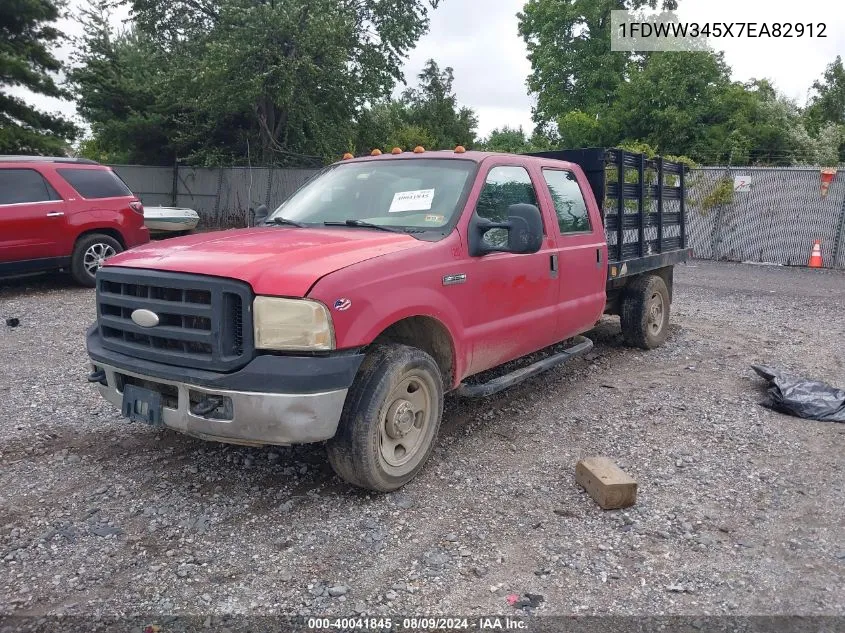 1FDWW345X7EA82912 2007 Ford F-350 Chassis Lariat/Xl/Xlt