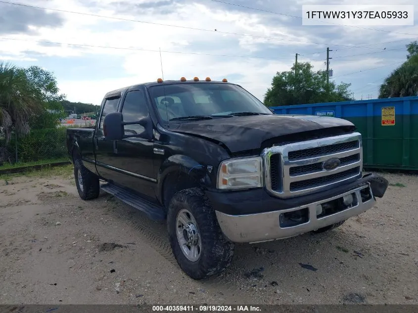 1FTWW31Y37EA05933 2007 Ford F-350 Lariat/Xl/Xlt