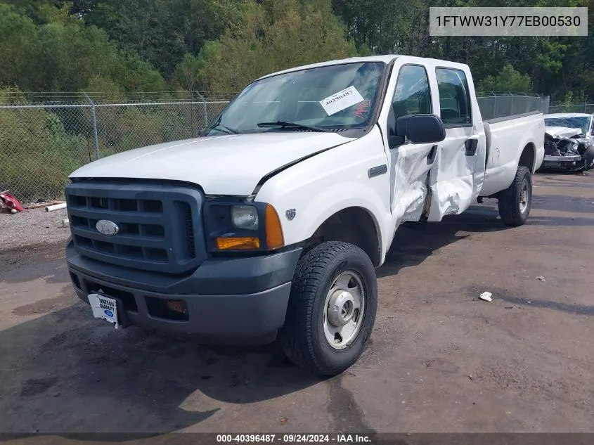 2007 Ford F-350 Lariat/Xl/Xlt VIN: 1FTWW31Y77EB00530 Lot: 40396487