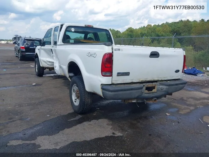 2007 Ford F-350 Lariat/Xl/Xlt VIN: 1FTWW31Y77EB00530 Lot: 40396487