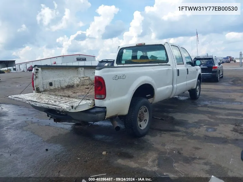 2007 Ford F-350 Lariat/Xl/Xlt VIN: 1FTWW31Y77EB00530 Lot: 40396487