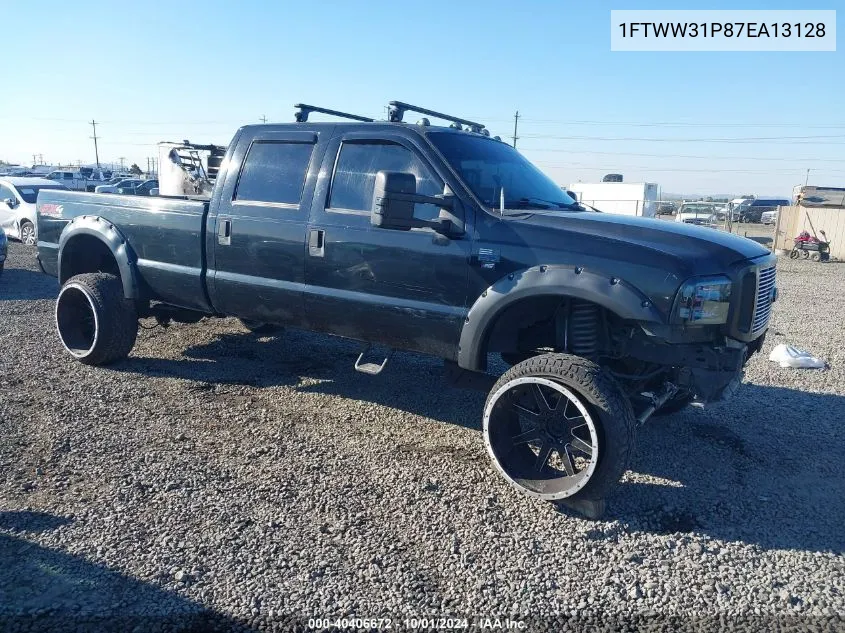 2007 Ford F-350 Lariat/Xl/Xlt VIN: 1FTWW31P87EA13128 Lot: 40406672