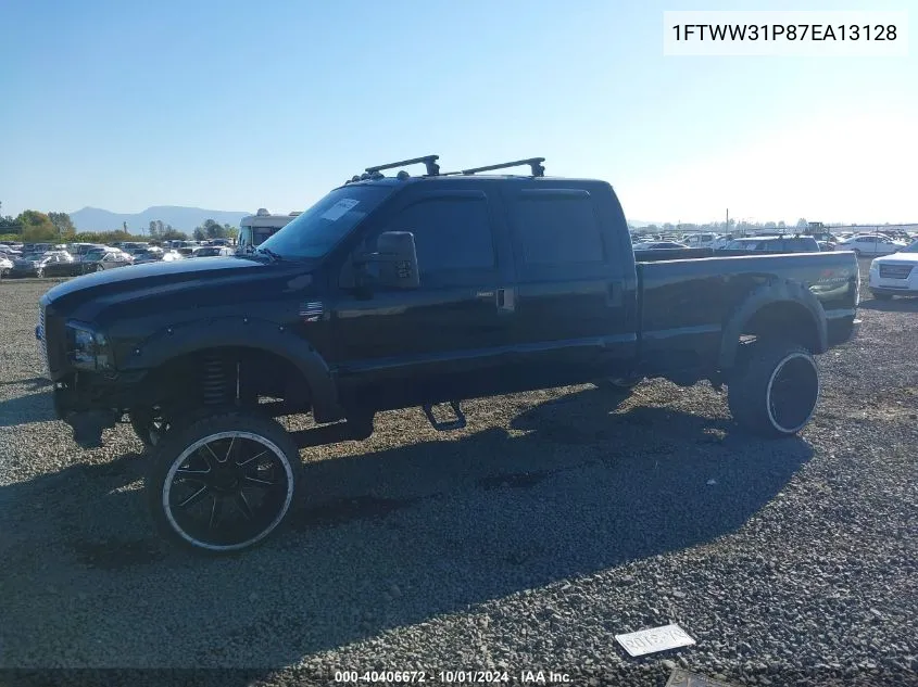 2007 Ford F-350 Lariat/Xl/Xlt VIN: 1FTWW31P87EA13128 Lot: 40406672