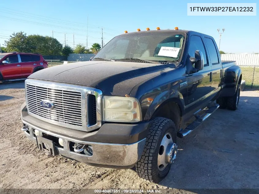 2007 Ford F-350 Lariat/Xl/Xlt VIN: 1FTWW33P27EA12232 Lot: 40467551