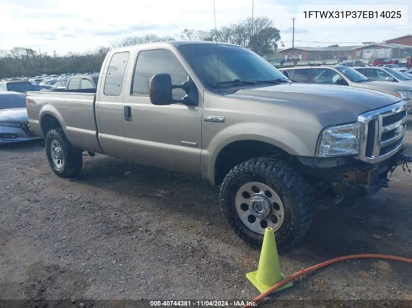 2007 Ford F-350 Lariat/Xl/Xlt VIN: 1FTWX31P37EB14025 Lot: 40744381