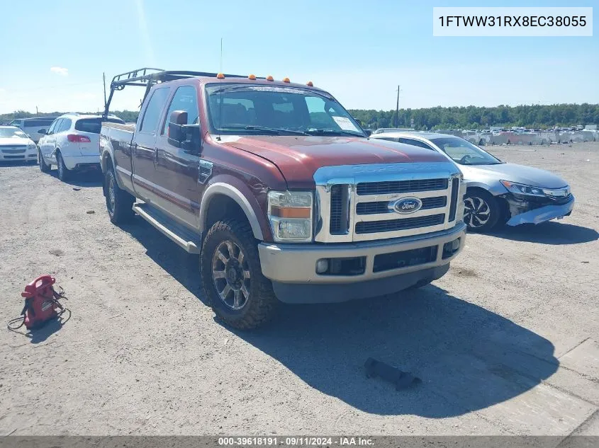 2008 Ford F-350 Fx4/Harley-Davidson/King Ranch/Lariat/Xl/Xlt VIN: 1FTWW31RX8EC38055 Lot: 39618191