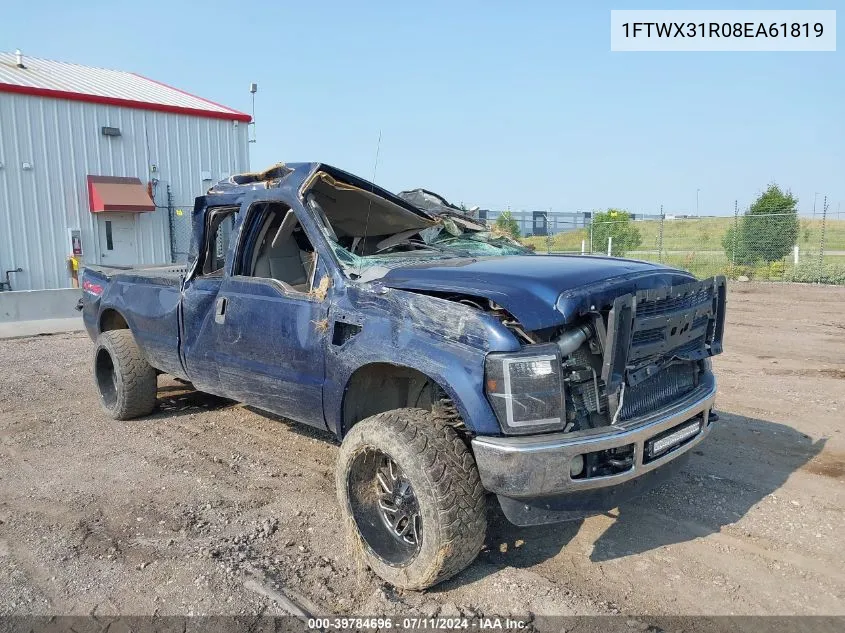 2008 Ford F-350 Fx4/Lariat/Xl/Xlt VIN: 1FTWX31R08EA61819 Lot: 39784696