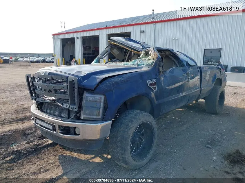 2008 Ford F-350 Fx4/Lariat/Xl/Xlt VIN: 1FTWX31R08EA61819 Lot: 39784696