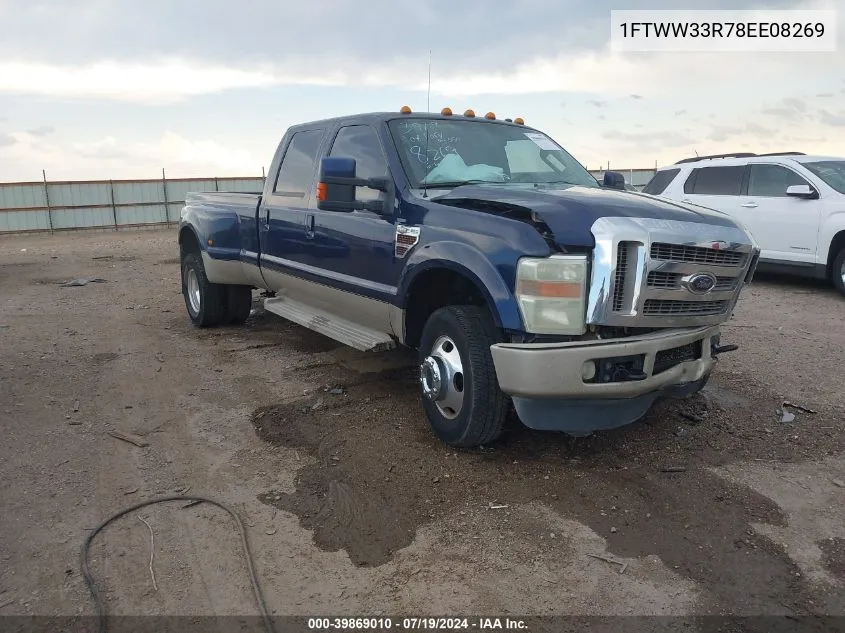 2008 Ford F-350 Fx4/King Ranch/Lariat/Xl/Xlt VIN: 1FTWW33R78EE08269 Lot: 39869010