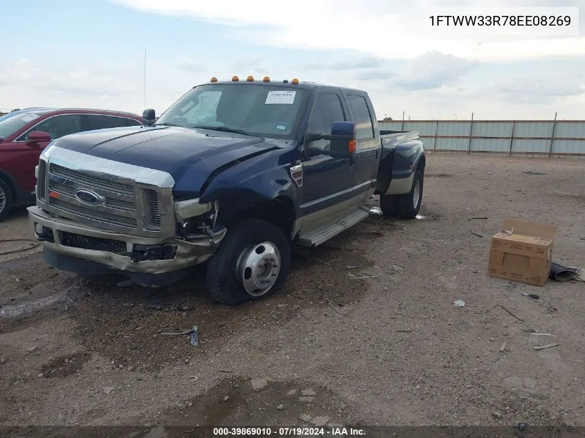 1FTWW33R78EE08269 2008 Ford F-350 Fx4/King Ranch/Lariat/Xl/Xlt