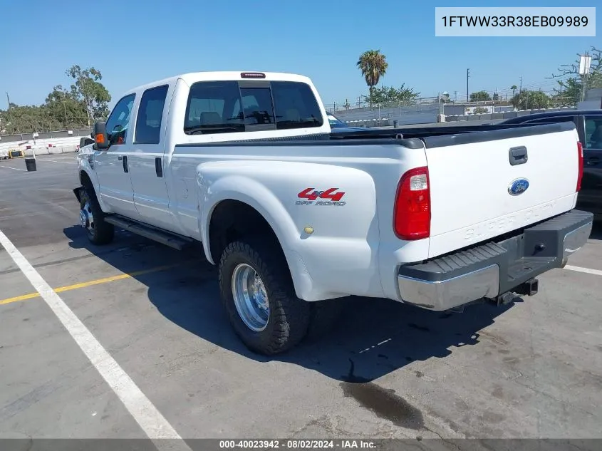 2008 Ford F-350 Fx4/King Ranch/Lariat/Xl/Xlt VIN: 1FTWW33R38EB09989 Lot: 40023942