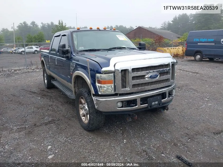 2008 Ford F-350 Fx4/Harley-Davidson/King Ranch/Lariat/Xl/Xlt VIN: 1FTWW31R58EA20539 Lot: 40031849