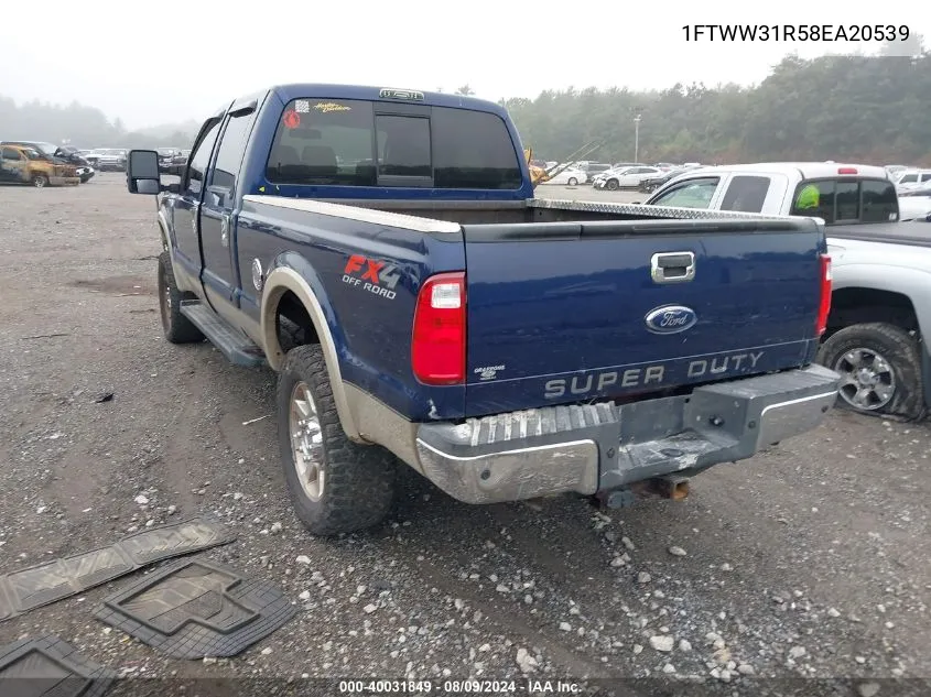 2008 Ford F-350 Fx4/Harley-Davidson/King Ranch/Lariat/Xl/Xlt VIN: 1FTWW31R58EA20539 Lot: 40031849