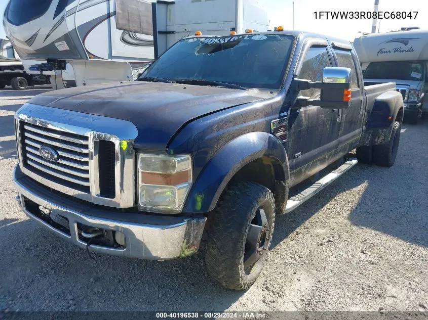 1FTWW33R08EC68047 2008 Ford F-350 Fx4/King Ranch/Lariat/Xl/Xlt