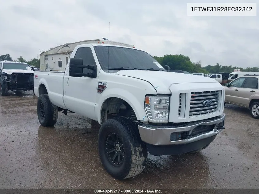 2008 Ford F-350 Xl/Xlt VIN: 1FTWF31R28EC82342 Lot: 40249217