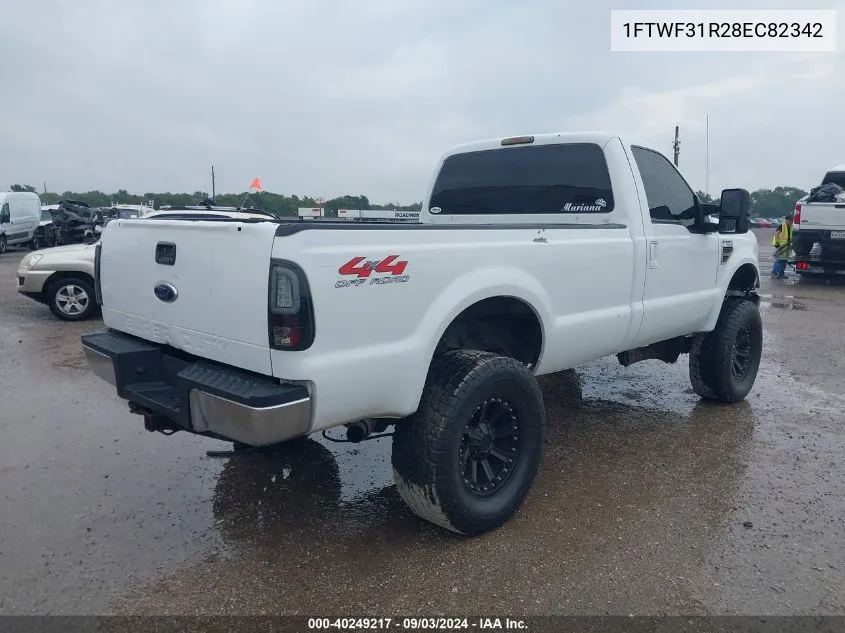 1FTWF31R28EC82342 2008 Ford F-350 Xl/Xlt