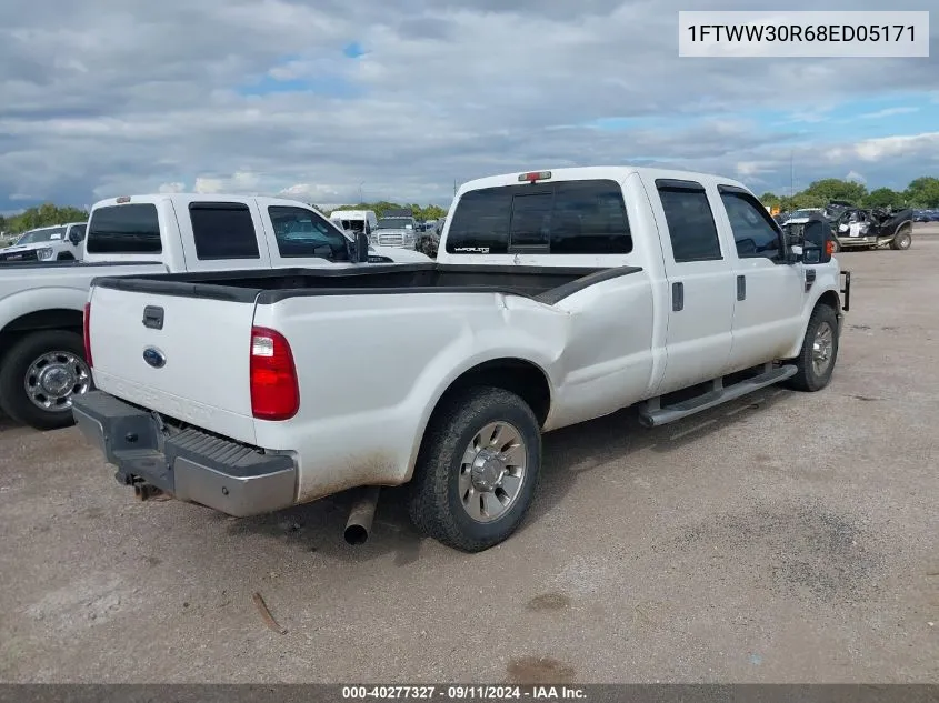 2008 Ford F-350 King Ranch/Lariat/Xl/Xlt VIN: 1FTWW30R68ED05171 Lot: 40277327