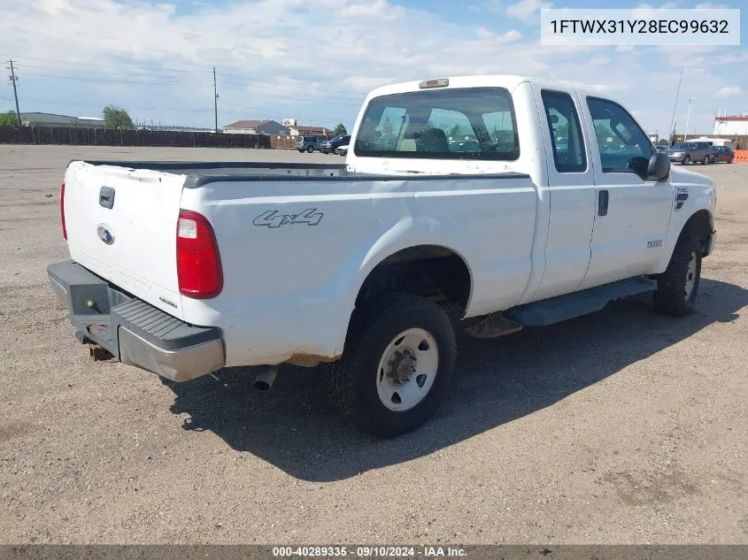 2008 Ford F350 Srw Super Duty VIN: 1FTWX31Y28EC99632 Lot: 40289335