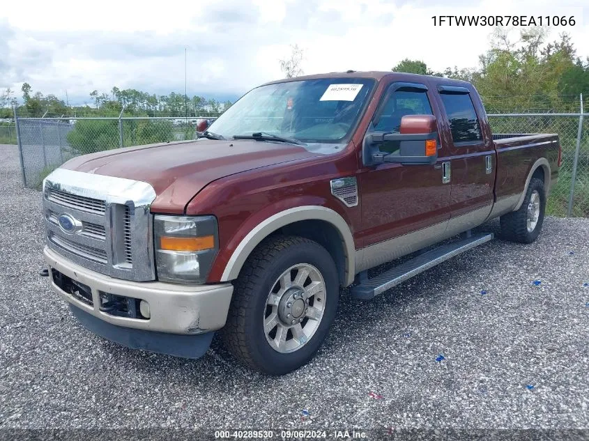 2008 Ford F-350 King Ranch/Lariat/Xl/Xlt VIN: 1FTWW30R78EA11066 Lot: 40289530