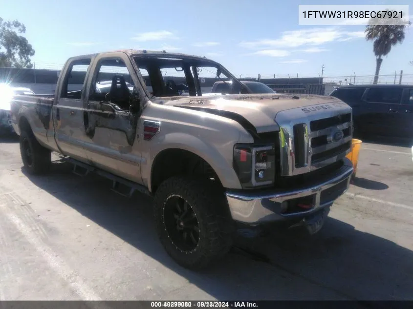 1FTWW31R98EC67921 2008 Ford F-350 Fx4/Harley-Davidson/King Ranch/Lariat/Xl/Xlt