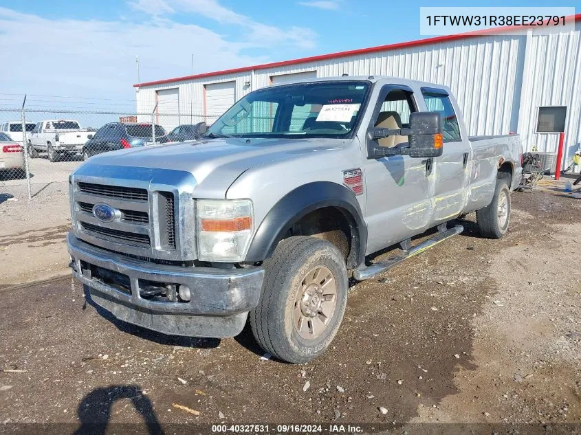 2008 Ford F-350 Fx4/Harley-Davidson/King Ranch/Lariat/Xl/Xlt VIN: 1FTWW31R38EE23791 Lot: 40327531