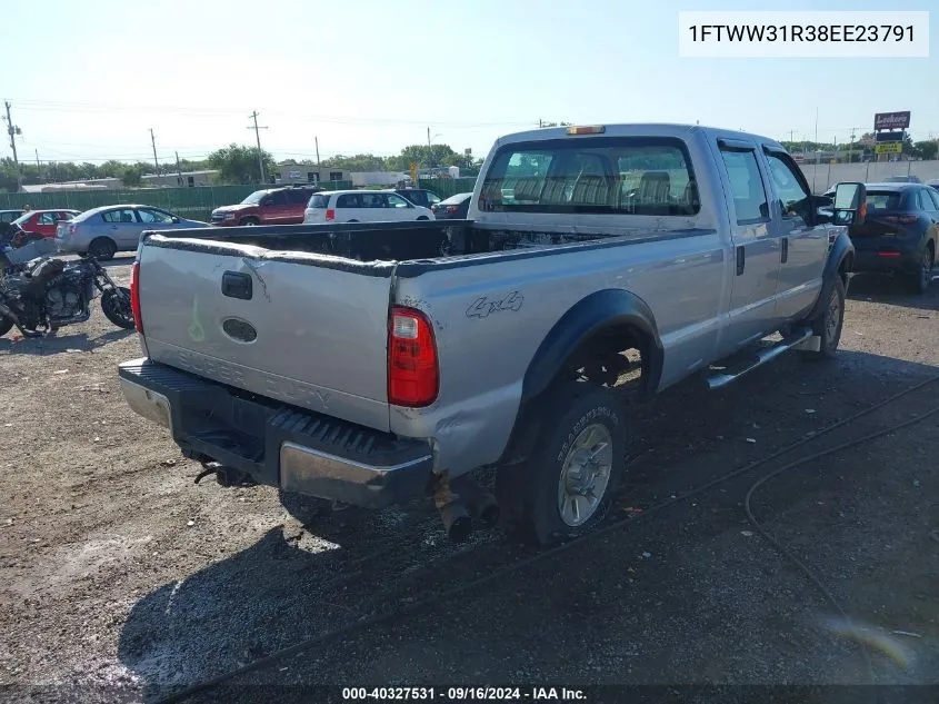 2008 Ford F-350 Fx4/Harley-Davidson/King Ranch/Lariat/Xl/Xlt VIN: 1FTWW31R38EE23791 Lot: 40327531