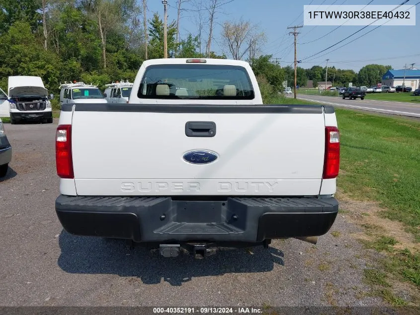 2008 Ford F-350 King Ranch/Lariat/Xl/Xlt VIN: 1FTWW30R38EE40432 Lot: 40352191