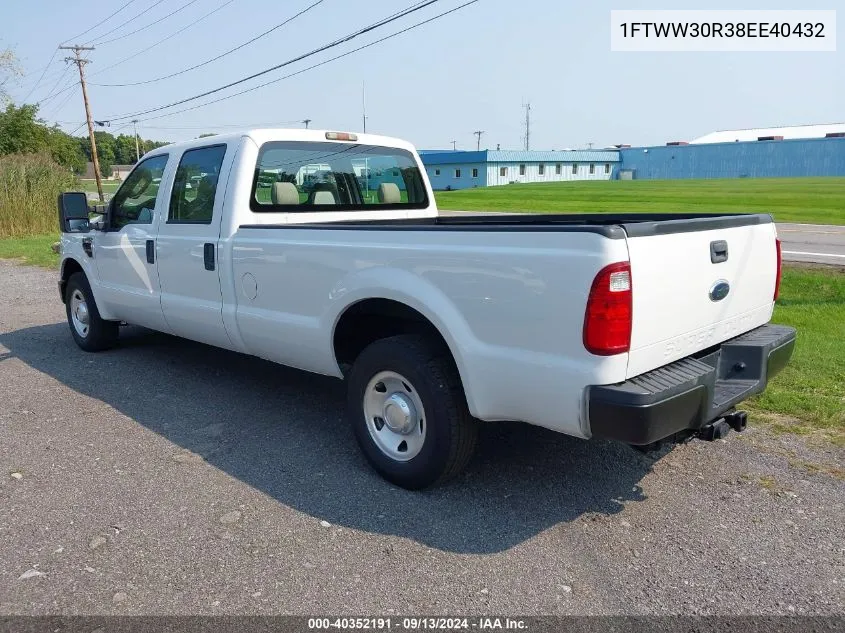 2008 Ford F-350 King Ranch/Lariat/Xl/Xlt VIN: 1FTWW30R38EE40432 Lot: 40352191