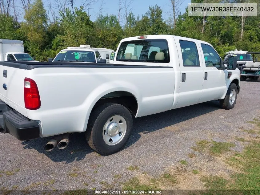 2008 Ford F-350 King Ranch/Lariat/Xl/Xlt VIN: 1FTWW30R38EE40432 Lot: 40352191