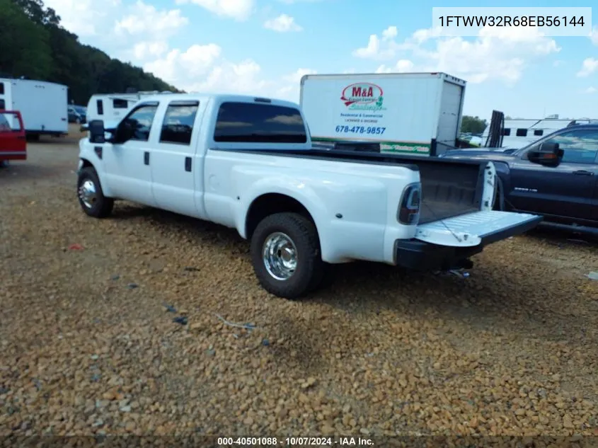 2008 Ford F-350 King Ranch/Lariat/Xl/Xlt VIN: 1FTWW32R68EB56144 Lot: 40501088