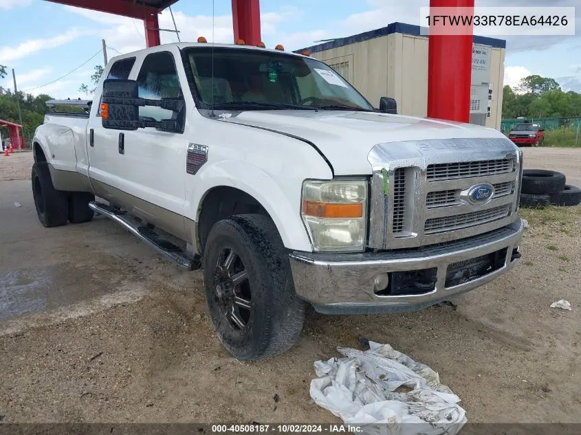 2008 Ford F-350 Fx4/King Ranch/Lariat/Xl/Xlt VIN: 1FTWW33R78EA64426 Lot: 40508187