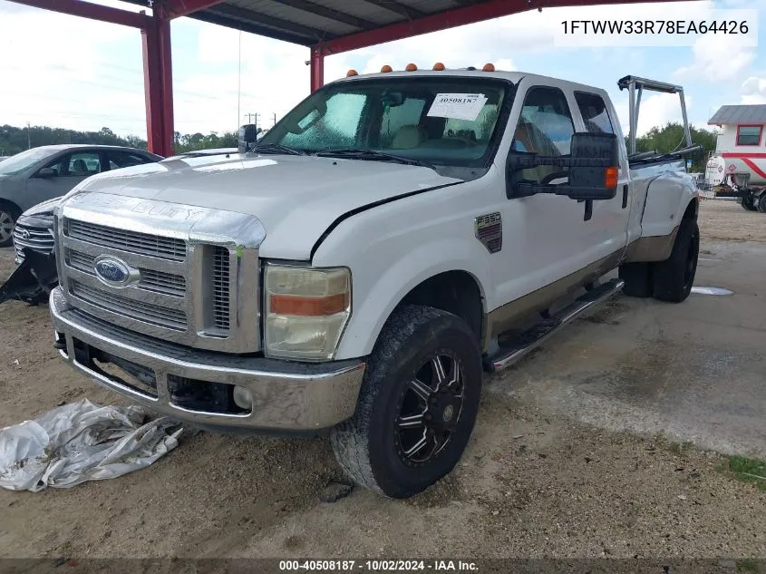 2008 Ford F-350 Fx4/King Ranch/Lariat/Xl/Xlt VIN: 1FTWW33R78EA64426 Lot: 40508187