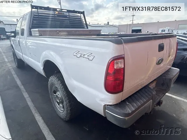 1FTWX31R78EC81572 2008 Ford F-350 Fx4/Lariat/Xl/Xlt