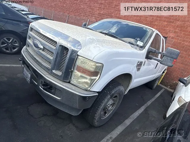 2008 Ford F-350 Fx4/Lariat/Xl/Xlt VIN: 1FTWX31R78EC81572 Lot: 40527939