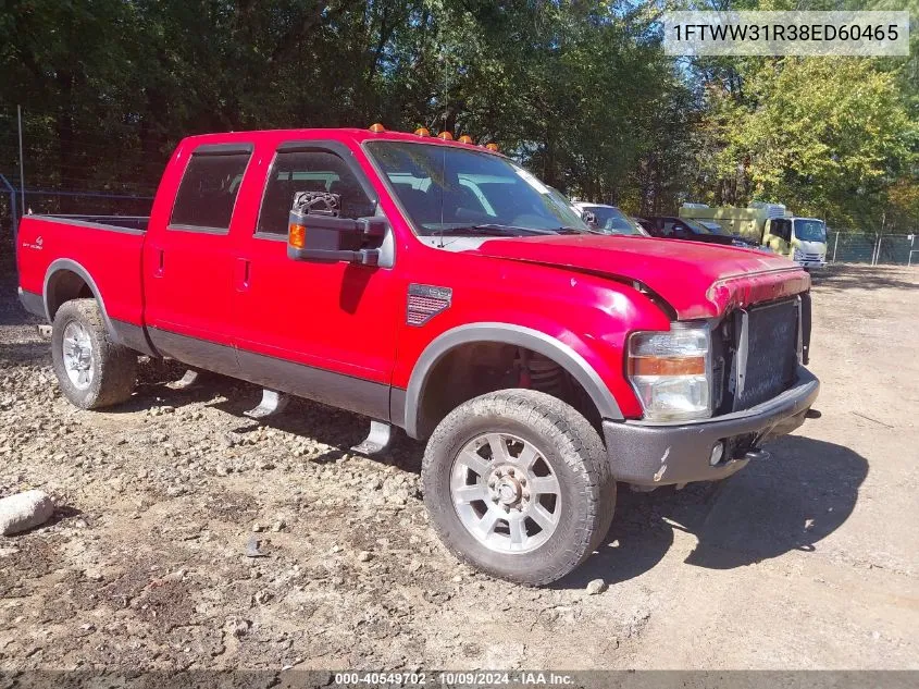 2008 Ford F-350 Fx4 VIN: 1FTWW31R38ED60465 Lot: 40549702