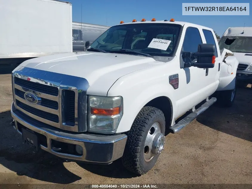 2008 Ford F350 Super Duty VIN: 1FTWW32R18EA64164 Lot: 40554040