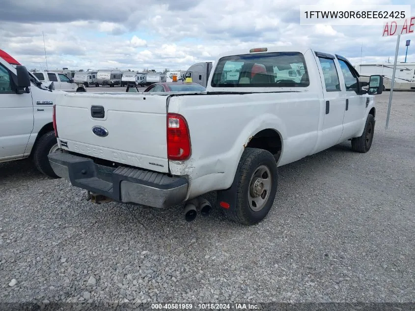 2008 Ford F-350 King Ranch/Lariat/Xl/Xlt VIN: 1FTWW30R68EE62425 Lot: 40581959