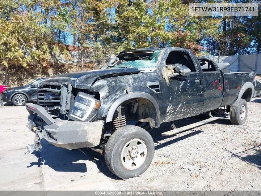 2008 Ford F-350 Fx4/Harley-Davidson/King Ranch/Lariat/Xl/Xlt VIN: 1FTWW31R98EB71741 Lot: 40622690