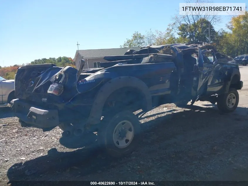 2008 Ford F-350 Fx4/Harley-Davidson/King Ranch/Lariat/Xl/Xlt VIN: 1FTWW31R98EB71741 Lot: 40622690