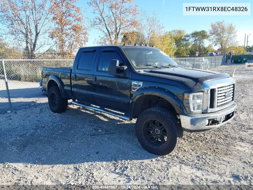 2008 Ford F-350 Fx4/Harley-Davidson/King Ranch/Lariat/Xl/Xlt VIN: 1FTWW31RX8EC48326 Lot: 40641967