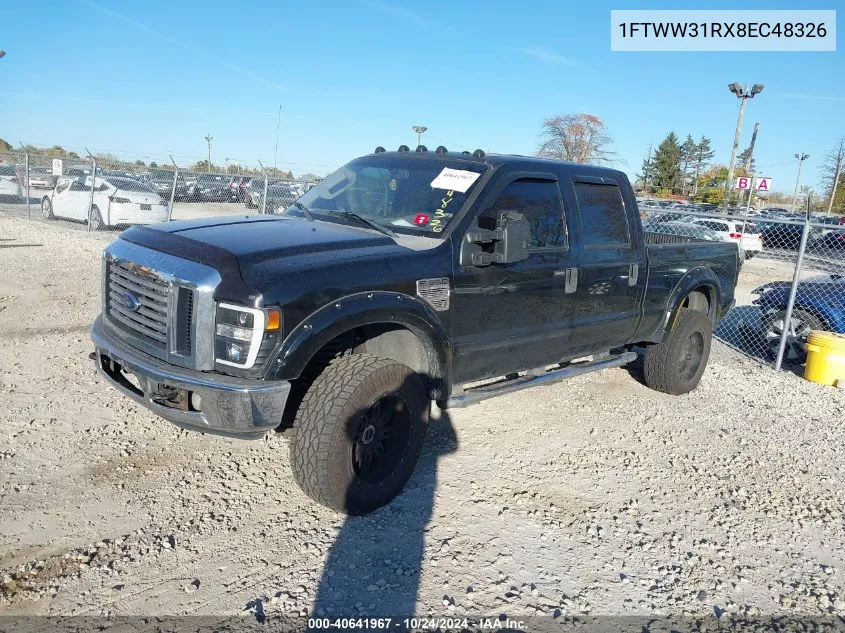 2008 Ford F-350 Fx4/Harley-Davidson/King Ranch/Lariat/Xl/Xlt VIN: 1FTWW31RX8EC48326 Lot: 40641967