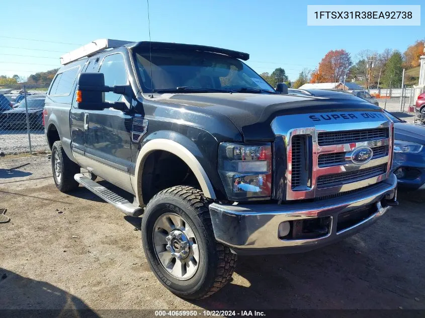 2008 Ford F-350 Fx4/Lariat/Xl/Xlt VIN: 1FTSX31R38EA92738 Lot: 40659950