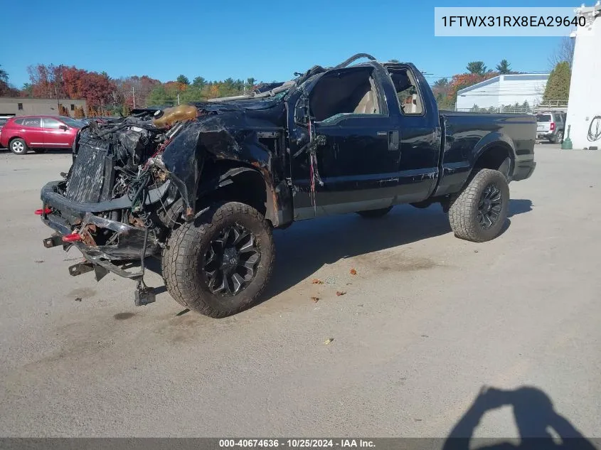 2008 Ford F350 Srw Super Duty VIN: 1FTWX31RX8EA29640 Lot: 40674636