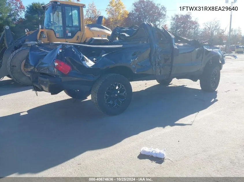 2008 Ford F350 Srw Super Duty VIN: 1FTWX31RX8EA29640 Lot: 40674636